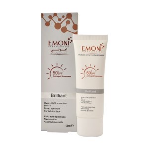 امونی کرم ضد آفتاب 50 پوست دارای لک